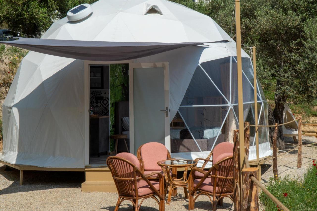 Luxury Dome Tents Ikaria Ap'Esso2 Raches  Extérieur photo